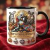 Spooky I Want To Kiss All My Four Lips - Personalized Accent Mug - Gift For Couple, Fan Movies HH01