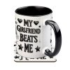 Spooky My Girlfriend Beats Me - Personalized Accent Mug - Gift For Couple, Christmas, Valentine HH01