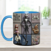 Spooky Till The Death Part - Personalized Accent Mug - Christmas Gift For Movie Fans NL122