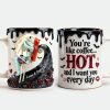 Spooky You're Hot Like Coffee - Personalized Accent Mug - Gift For Couples, Movie Fans NL122 CU6011925