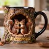 Squirrel Couple Mug - Personalized Gifts For Couple 06HYDT130126