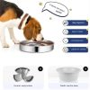Stainless Steel Slow Feeding Pet Bowl