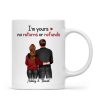 Standing Back View Couple Anniversary Gift For Him Gift For Her Personalized Mug