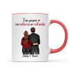 Standing Back View Couple Anniversary Gift For Him Gift For Her Personalized Mug