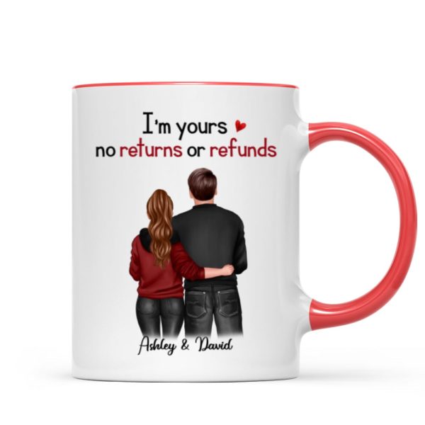 Standing Back View Couple Anniversary Gift For Him Gift For Her Personalized Mug