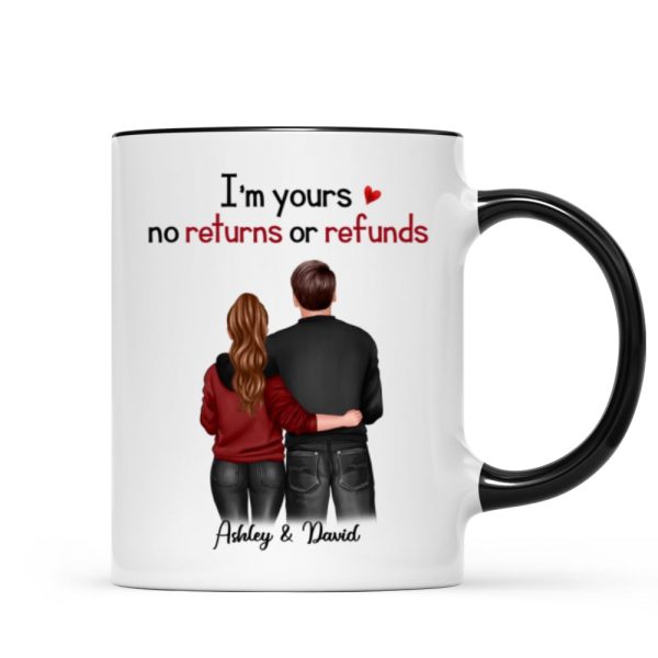 Standing Back View Couple Anniversary Gift For Him Gift For Her Personalized Mug