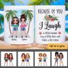 Standing Doll Summer Besties Personalized Mug