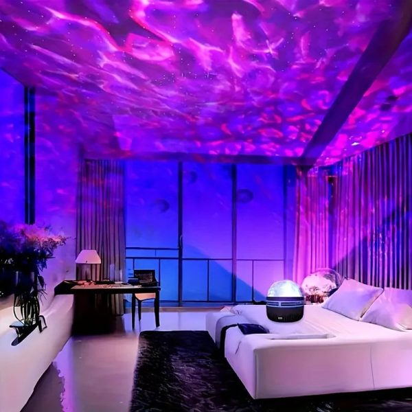 Starry Galaxy Ocean Wave Projector