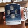 Starry Night Custom Birth Moon Phase The Day You Became Mom Personalized Mug, Gift