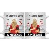 Started With A Message - Gift For Couple - Personalized Mug