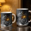 Stay Bold And Inspired, Featuring Welding Helmet And Gears - Personalized Custom Coffee Mug - JBS112_MG