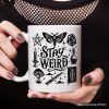 Stay Weird Witchy Vibes Personalized Mug, Mystical Halloween Gift with Custom Name