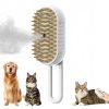 Steamy Pet Brush With Built-In Sprayer