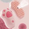 Steamy Pet Brush With Built-In Sprayer