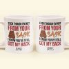 Step Dad You've Still Got My Back Funny Mug - Personalized Mug