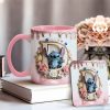 Sti Alphabet - Personalized 3D Inflated Effect Accent Mug - Gift For Daughter, Her HH01