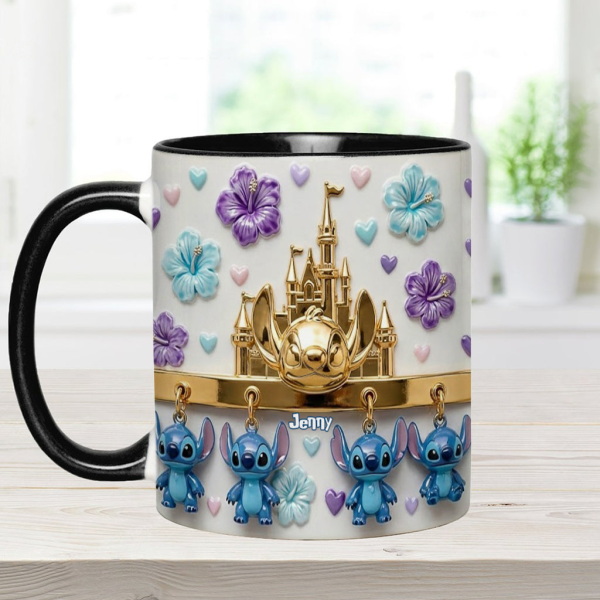 Sti Castle Ohana Means Family - Personalized Accent Mug - Gift For Movie Fans NL122