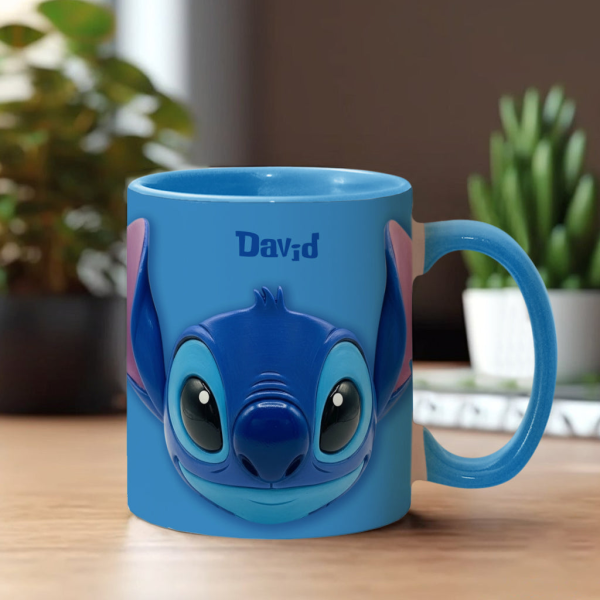 Sti Couple Ohana - Personalized Accent Mug NL122