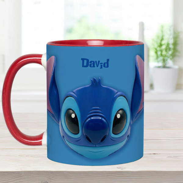 Sti Couple Ohana - Personalized Accent Mug NL122