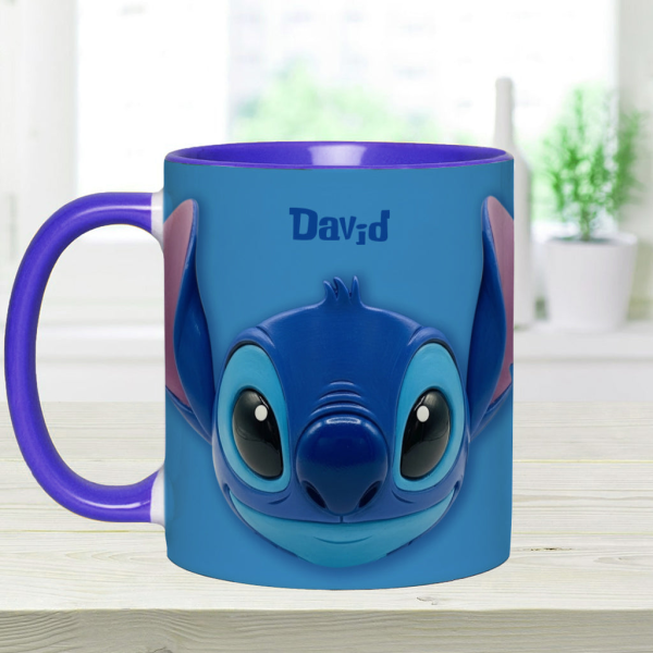 Sti Couple Ohana - Personalized Accent Mug NL122