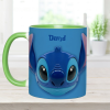 Sti Couple Ohana - Personalized Accent Mug NL122