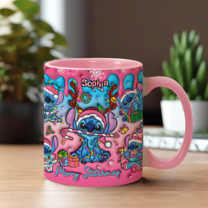 Sti Merry Stichmas (Ver 2) - Personalized Accent Mug - Christmas Gift For Fan Movies HH01