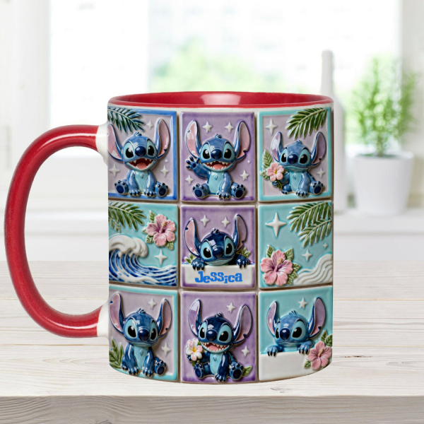 Sti Ohana Mans Family - Personalized Accent Mug - Christmas Gift For Movie Fans NL122