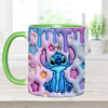 Sti Ohana Means Family - Personalized 3D Effect Accent Mug NL122