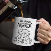 Stick Figures My Humans Are Getting Engaged Married - Personalized Mug