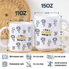 Stick Figures This Grandpa Grandma Belongs To Kids Pet - Personalized White Edge-to-Edge Mug