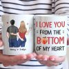 Still Grab Your Butt Even When We're Old And Wrinkly - Couple Personalized Custom Mug - Gift For Husband Wife, Anniversary