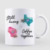 Still Having Coffee Together Long Distance Chibi Besties Personalized Mug