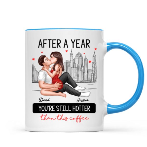Still Hotter Than This Coffee Sexy Kissing Couple Personalized Mug