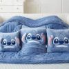 Stitchysnuggle: Disney Stitch Two-In-One Storche Pillow Blanket