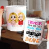 Strangers Think I'm Quiet, Personalized Mug, Gift For Friends