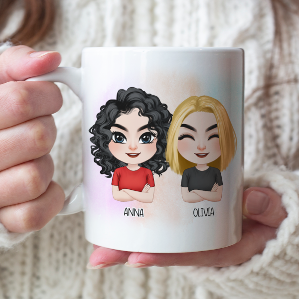 Strangers Think I'm Quiet, Personalized Mug, Gift For Friends