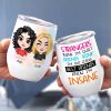 Strangers Think I'm Quiet, Personalized Mug, Gift For Friends