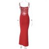 Strappy Backless Bodycon Maxi Dress