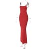 Strappy Backless Bodycon Maxi Dress