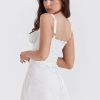 Strappy Corset Back Tie-Up Mini Dress