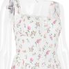 Strappy Corset Flowy Midi Dress With Pocket