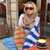 Striped Fuzzy Knit Sweater