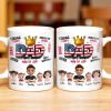 Strong Funny Brave Hero Dad, Protector Loving Friendly Man Of God - Personalized Custom Coffee Mug - DAD172_MG