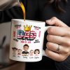 Strong Funny Brave Hero Dad, Protector Loving Friendly Man Of God - Personalized Custom Coffee Mug - DAD172_MG