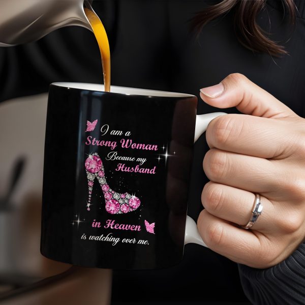Strong Woman High Heels Memorial Mug - Personalized Custom Coffee Mug - CPL117_MG
