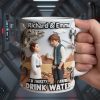 Stwa Drink Water - Personalized White Edge-to-Edge Mug - Gift For Couple, Fan Movies HH01