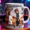 Stwa Drink Water - Personalized White Edge-to-Edge Mug - Gift For Couple, Fan Movies HH01