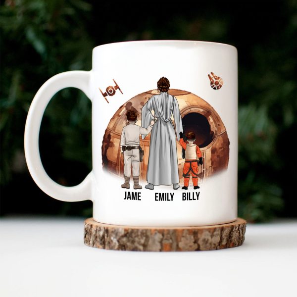 Stwa This Mom Needs Her Coffee On The Dark Side - Gift For Mom - Personalized Ceramic Mug - CL08 NA94