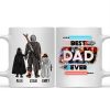 Stwa We Have The Best Dad Ever In The Galaxy - Gift For Father's Day - Personalized Ceramic Mug