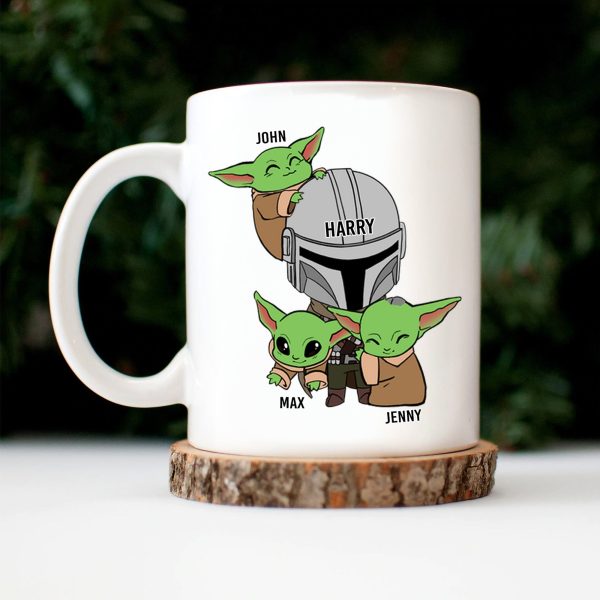 Stwa Yoda Best Farter Ever Ooops - Gift For Father, Grandpa - Personalized Ceramic Mug - NH96